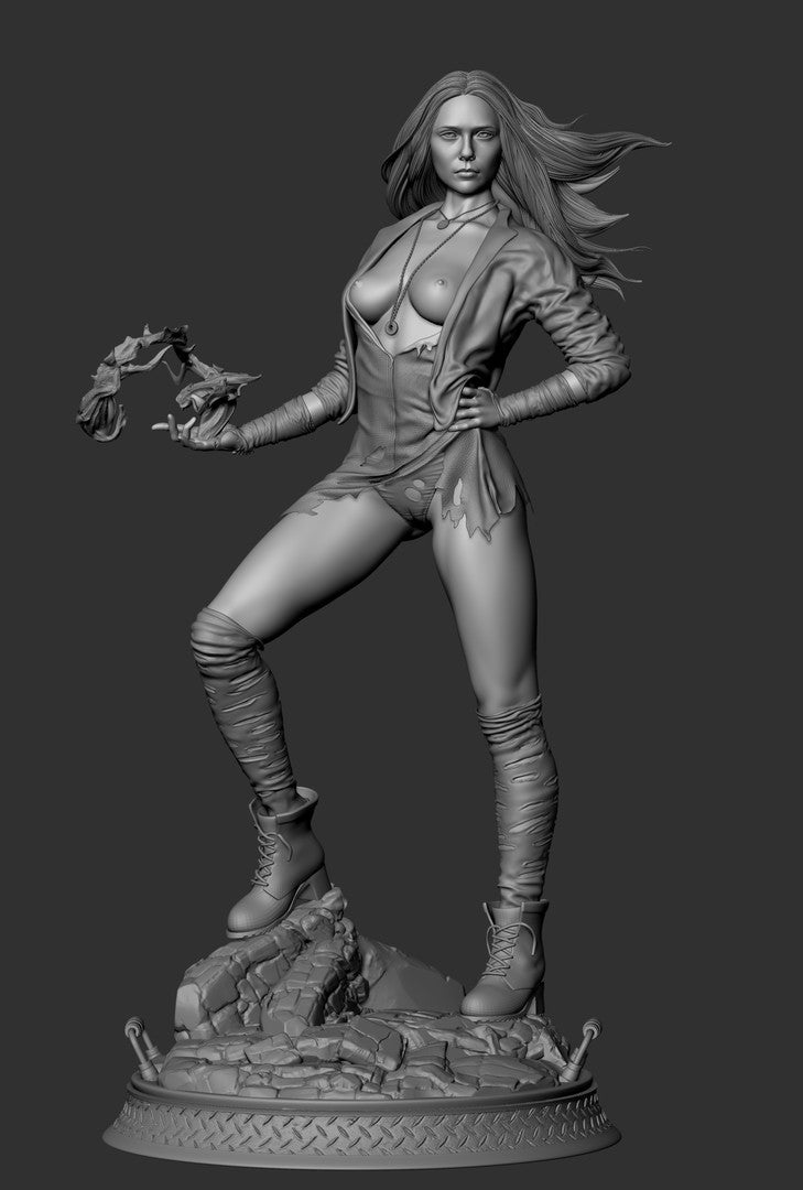 Scarlet Witch NSFW - Wanda Maximoff - STL 3D Print Files