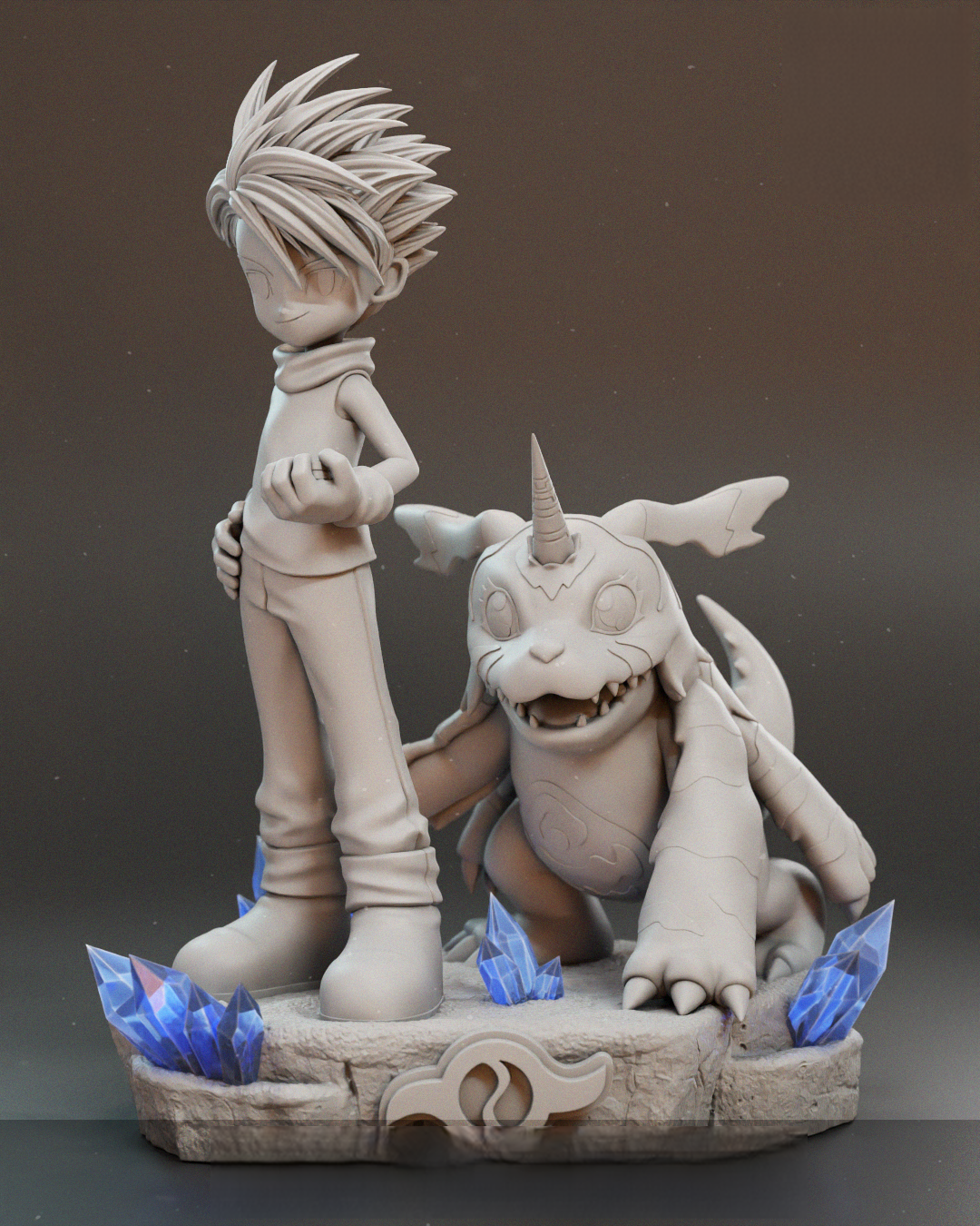 Matt and Gabumon - Digimon - STL 3D Print Files