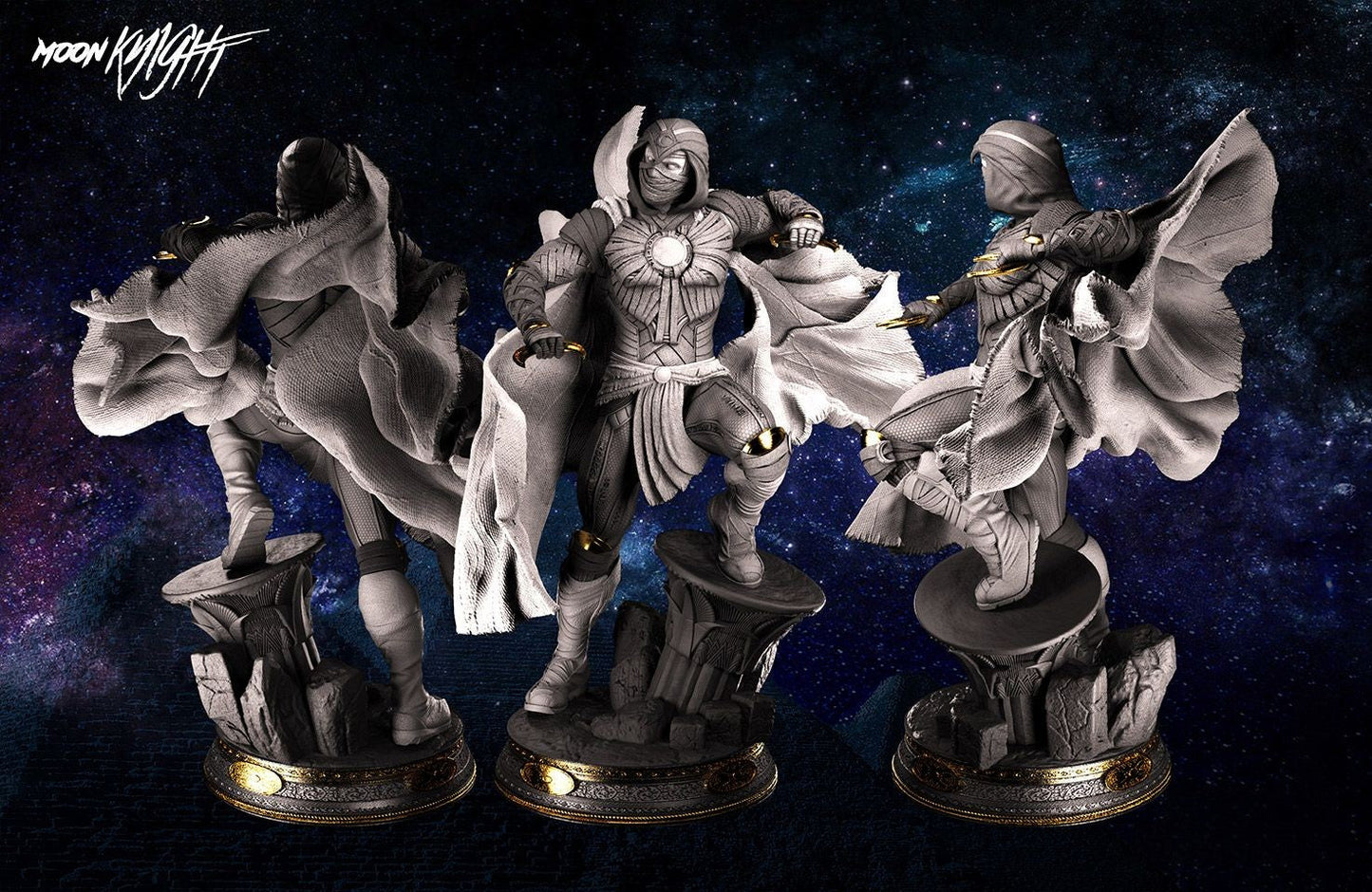 1831 Moon Knight - STL 3D Print Files