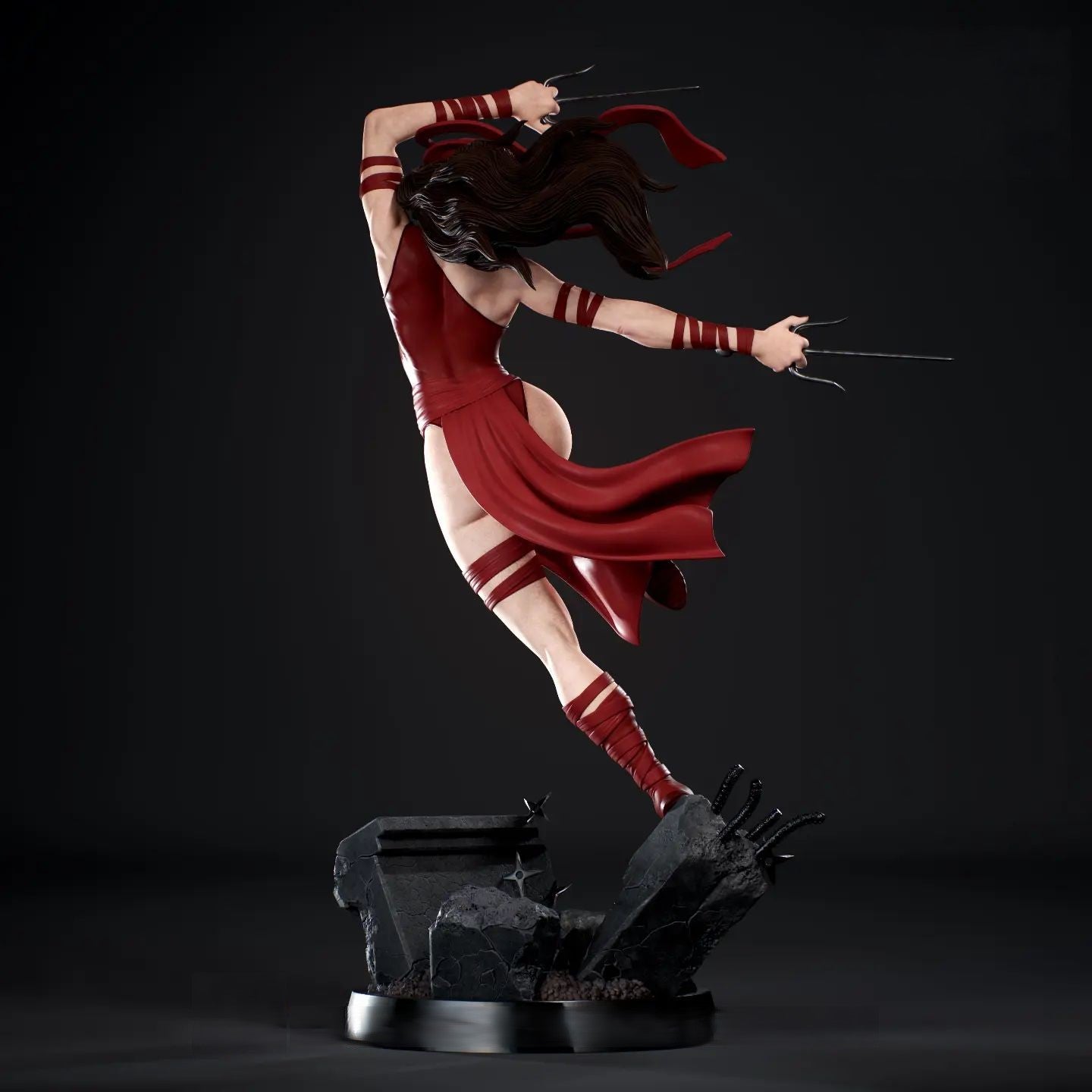 1510 Elektra - Marvel Comics - STL 3D Print Files