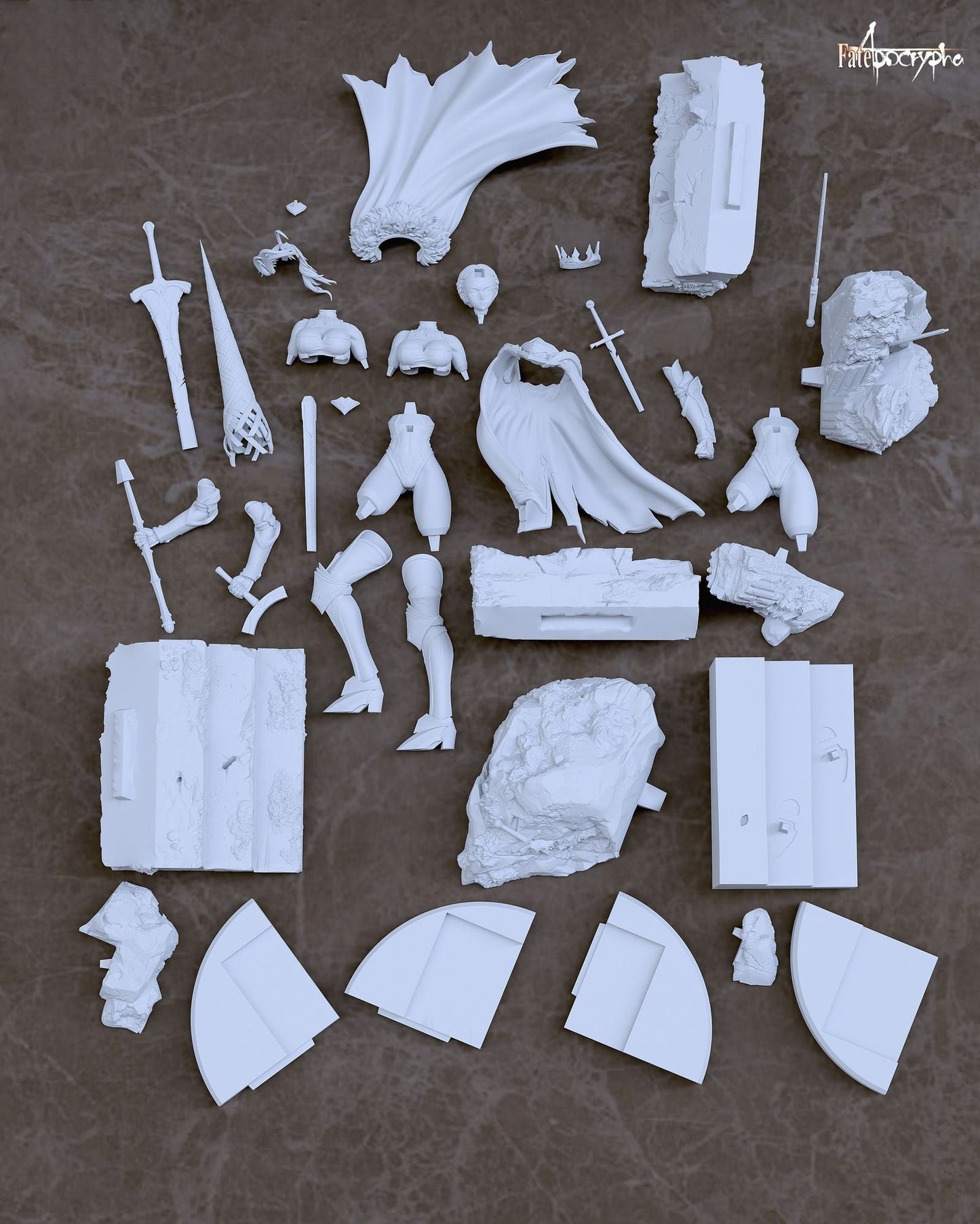 Altria Pendragon - Fate Grand Order - STL 3D Print Files