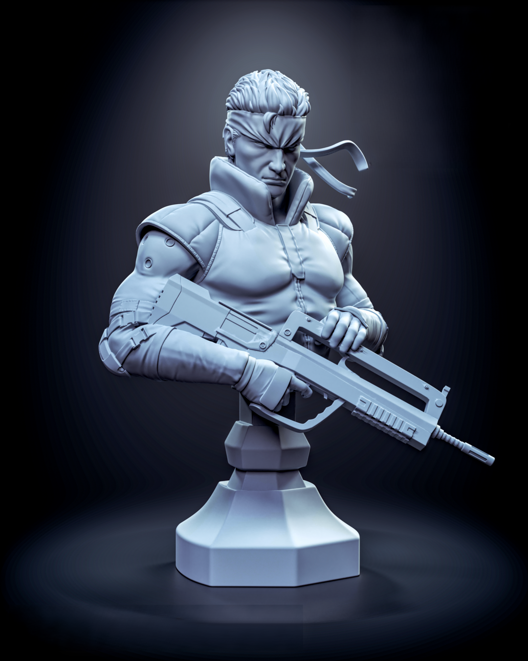 Solid Snake - Metal Gear - STL 3D Print Files