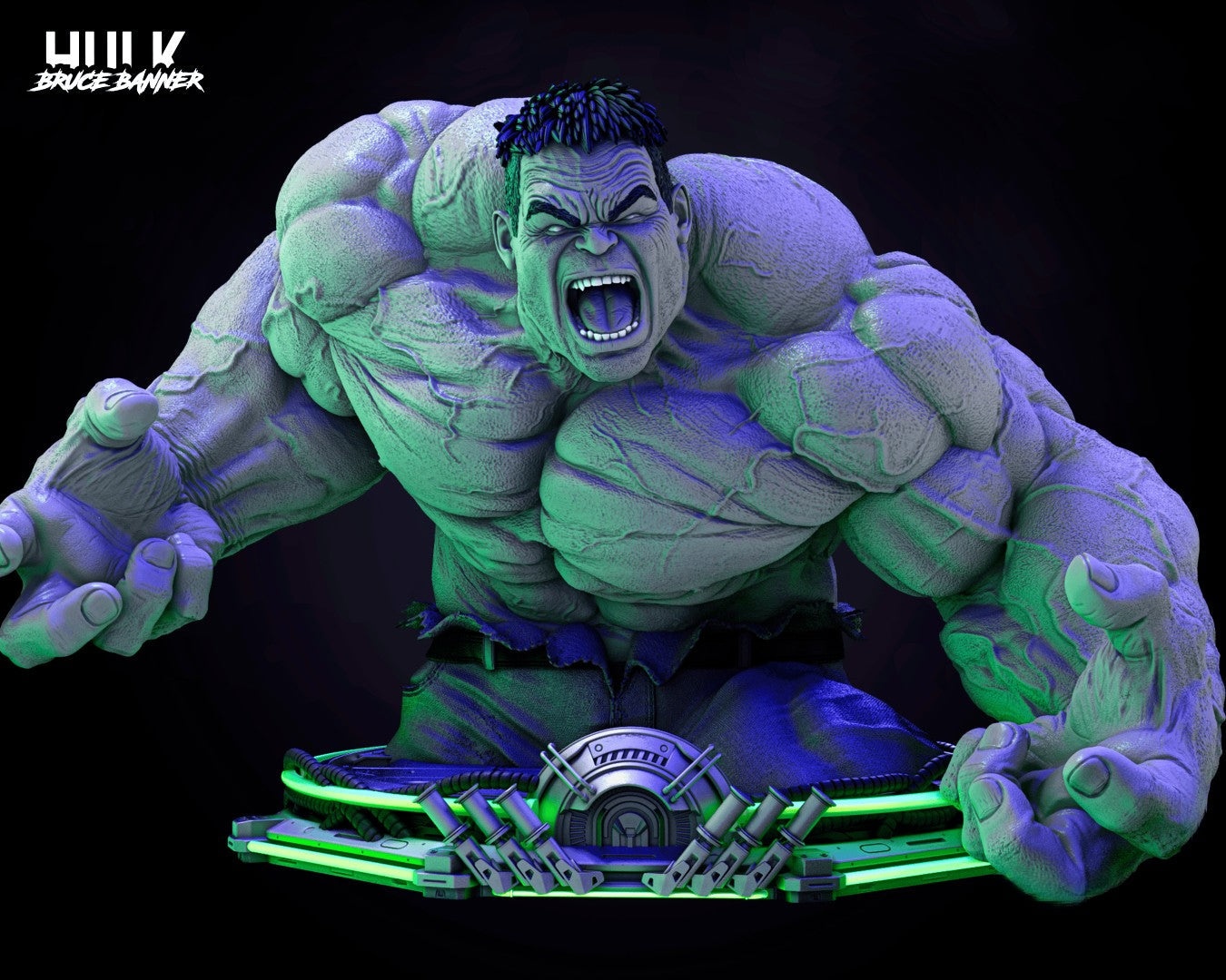 1430 Hulk 2023 Bust - Marvel Comics - STL 3D Print Files