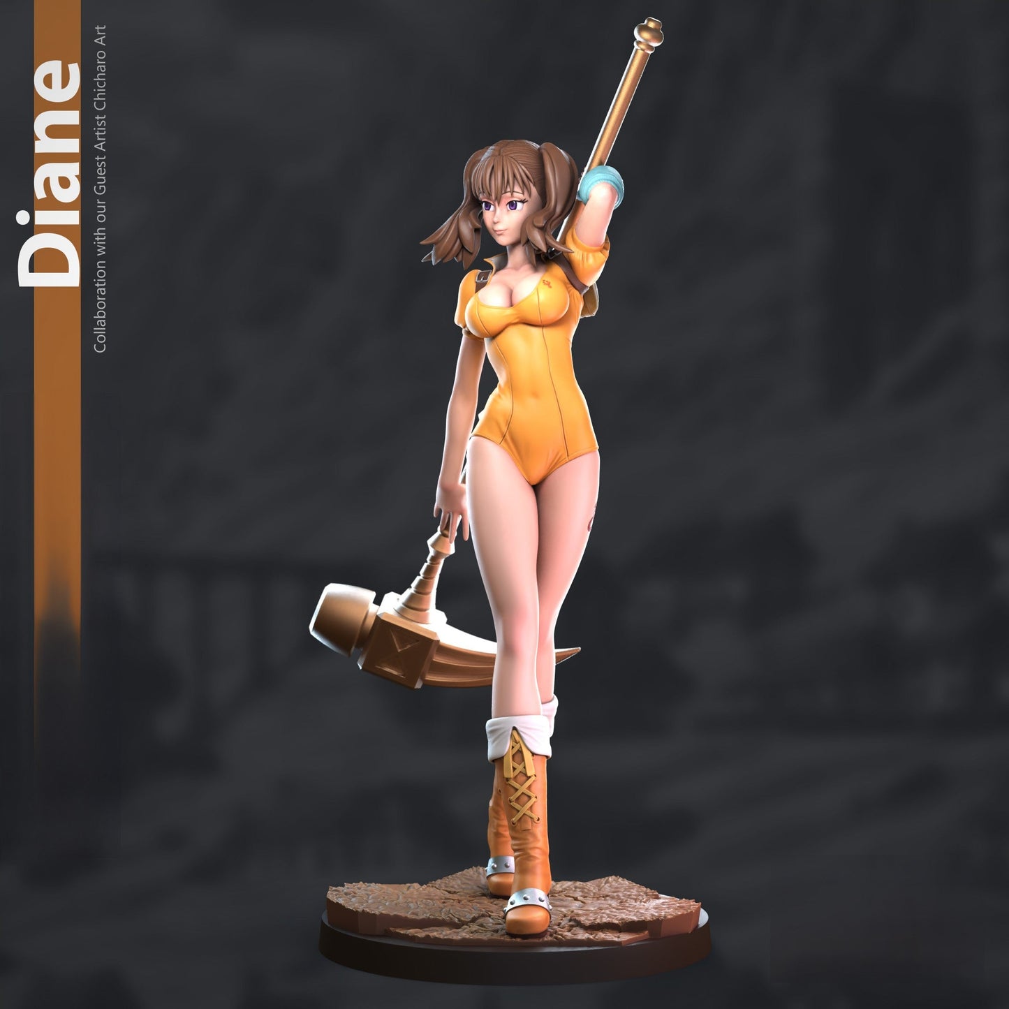 Diane NSFW - Seven Deadly Sins - STL 3D Print Files