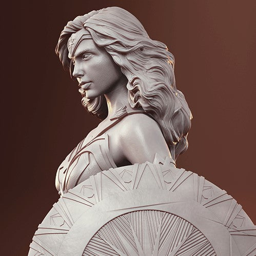 1402 Wonder Woman Gal Gadot - STL 3D Print Files