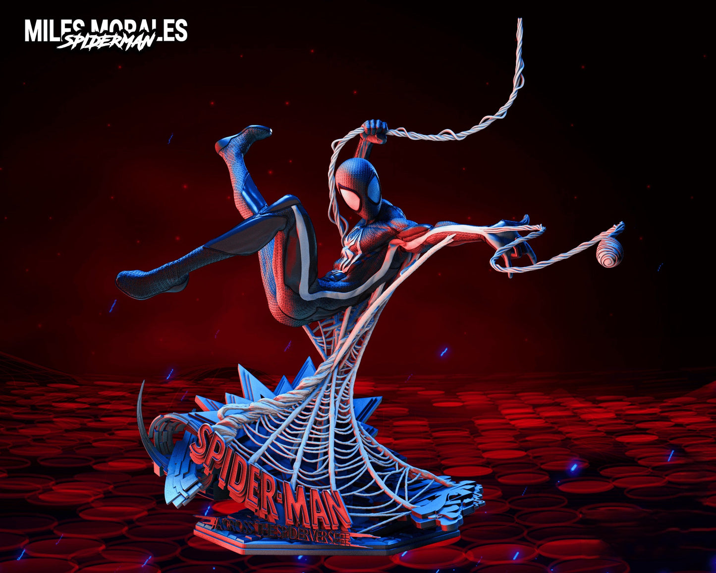 1490 Miles Morales - Spider-Man - STL 3D Print Files