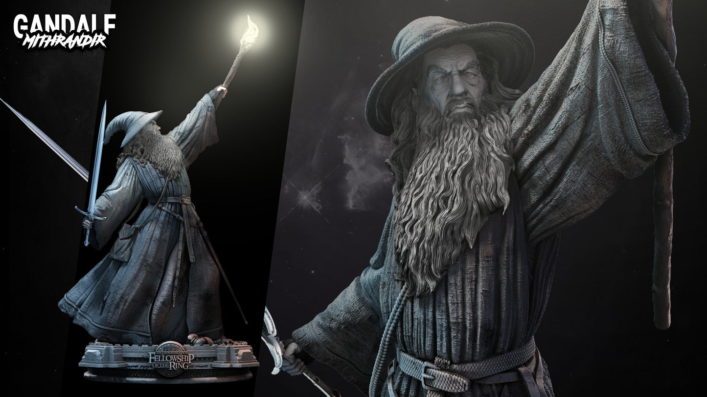 Gandalf - The Lord of the Rings - STL 3D Print Files