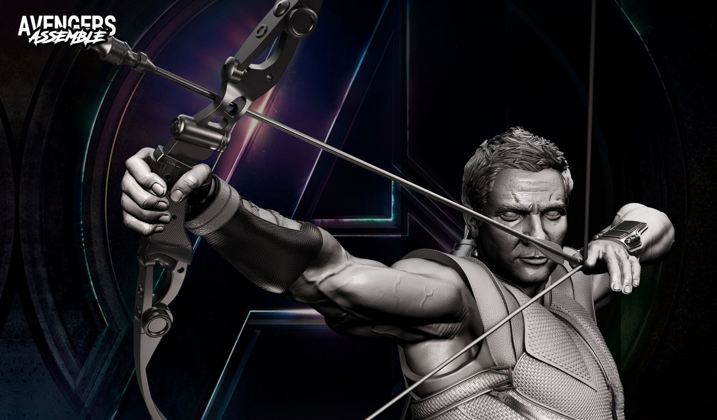 Hawkeye Avengers 2012 - STL 3D Print Files