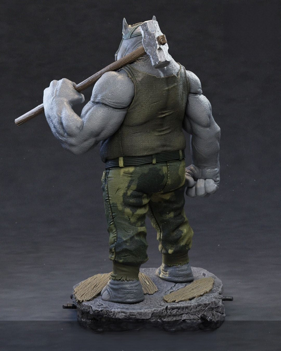 Rocksteady - TMNT - STL 3D Print Files