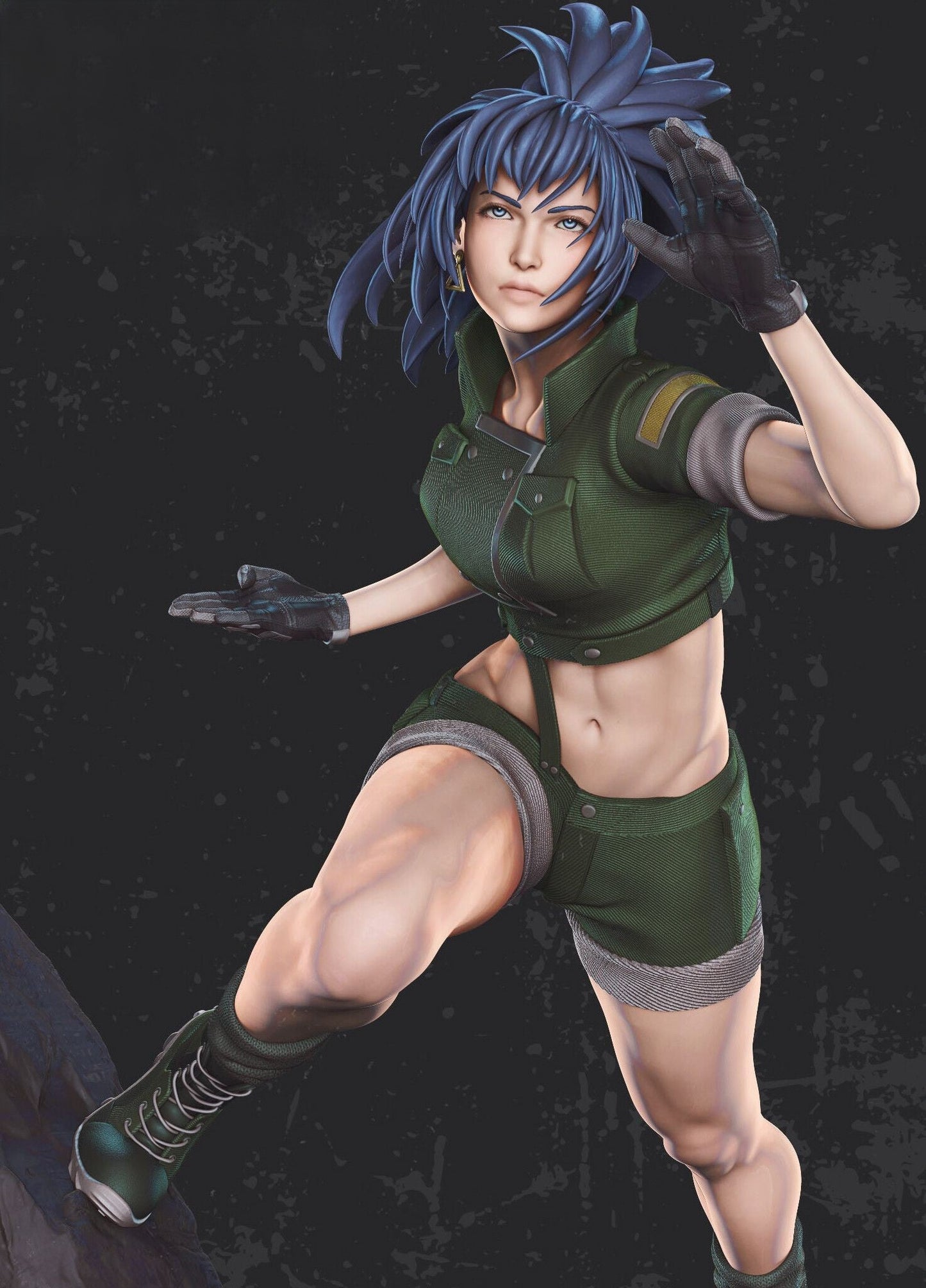 Leona Heidern - The King of Fighters - STL 3D Print Files