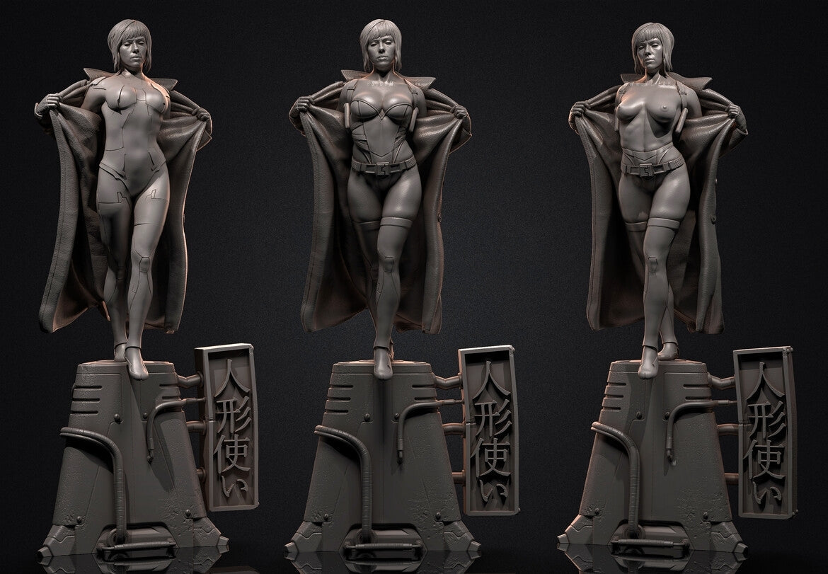 Major Motoko 3 VERSION - Ghost In The Shell - STL 3D Print Files