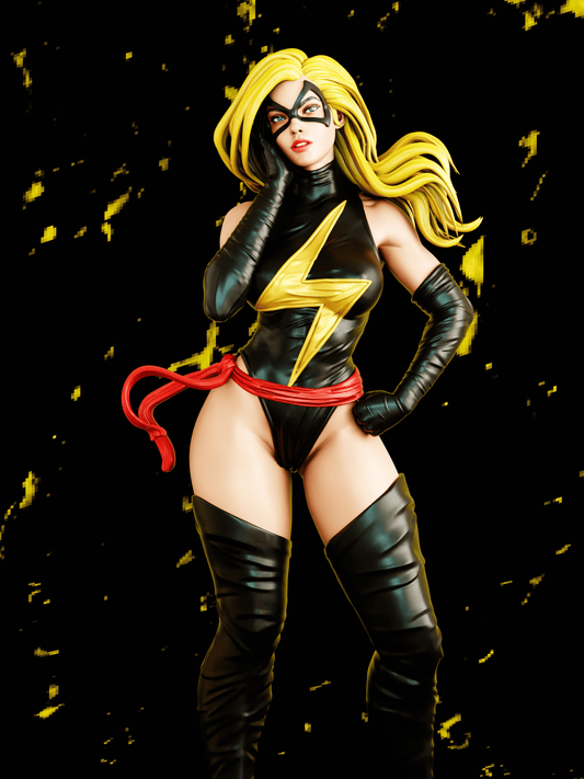 1637 Ms. Marvel NSFW - Carol Denvers - STL 3D Print Files