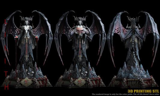 1415 Lilith - Diablo - STL 3D Print Files