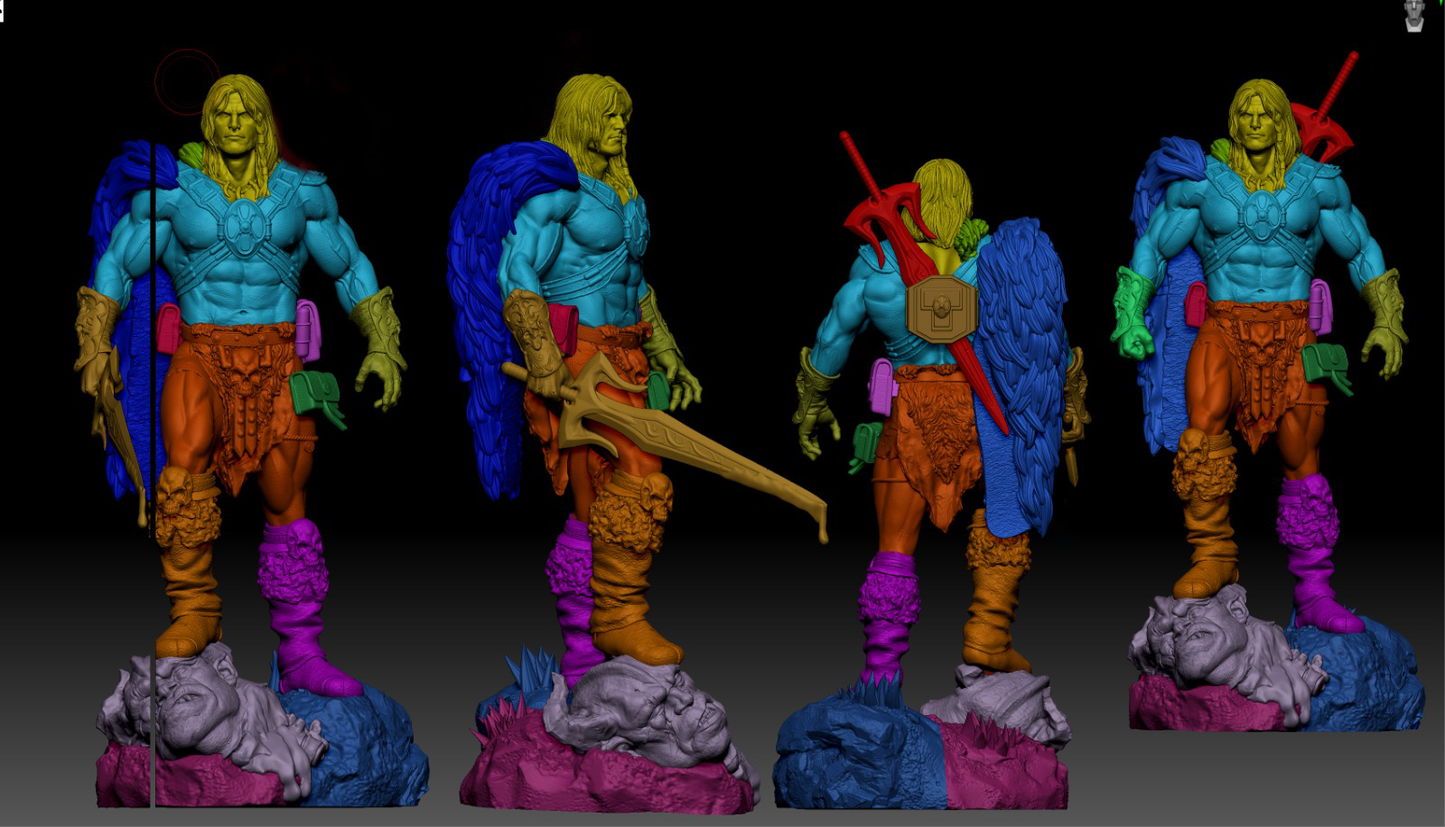 1527 He-Man - STL 3D Print Files