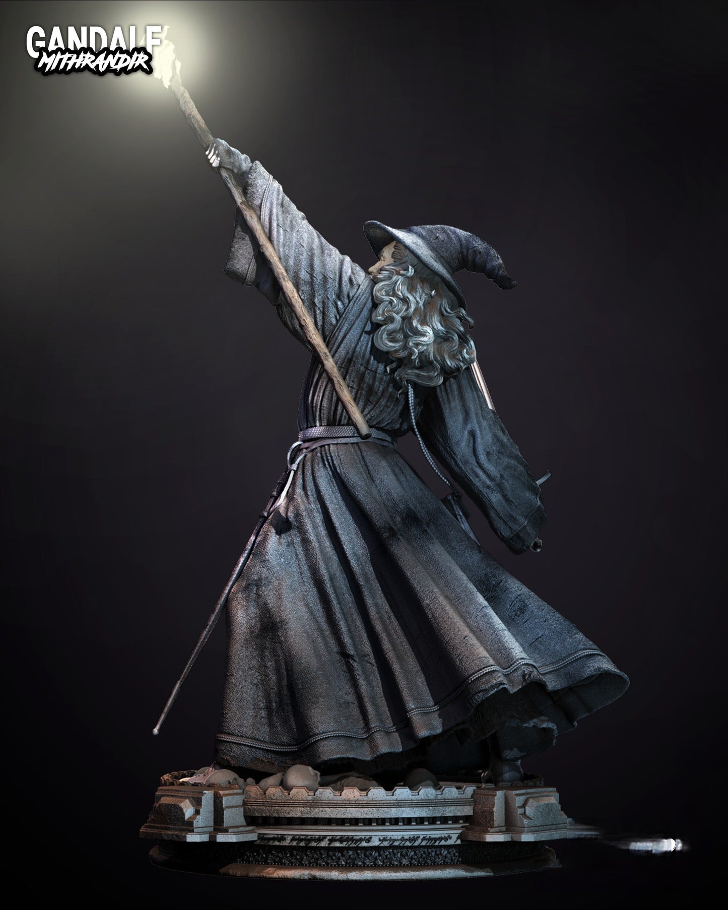 Gandalf - The Lord of the Rings - STL 3D Print Files