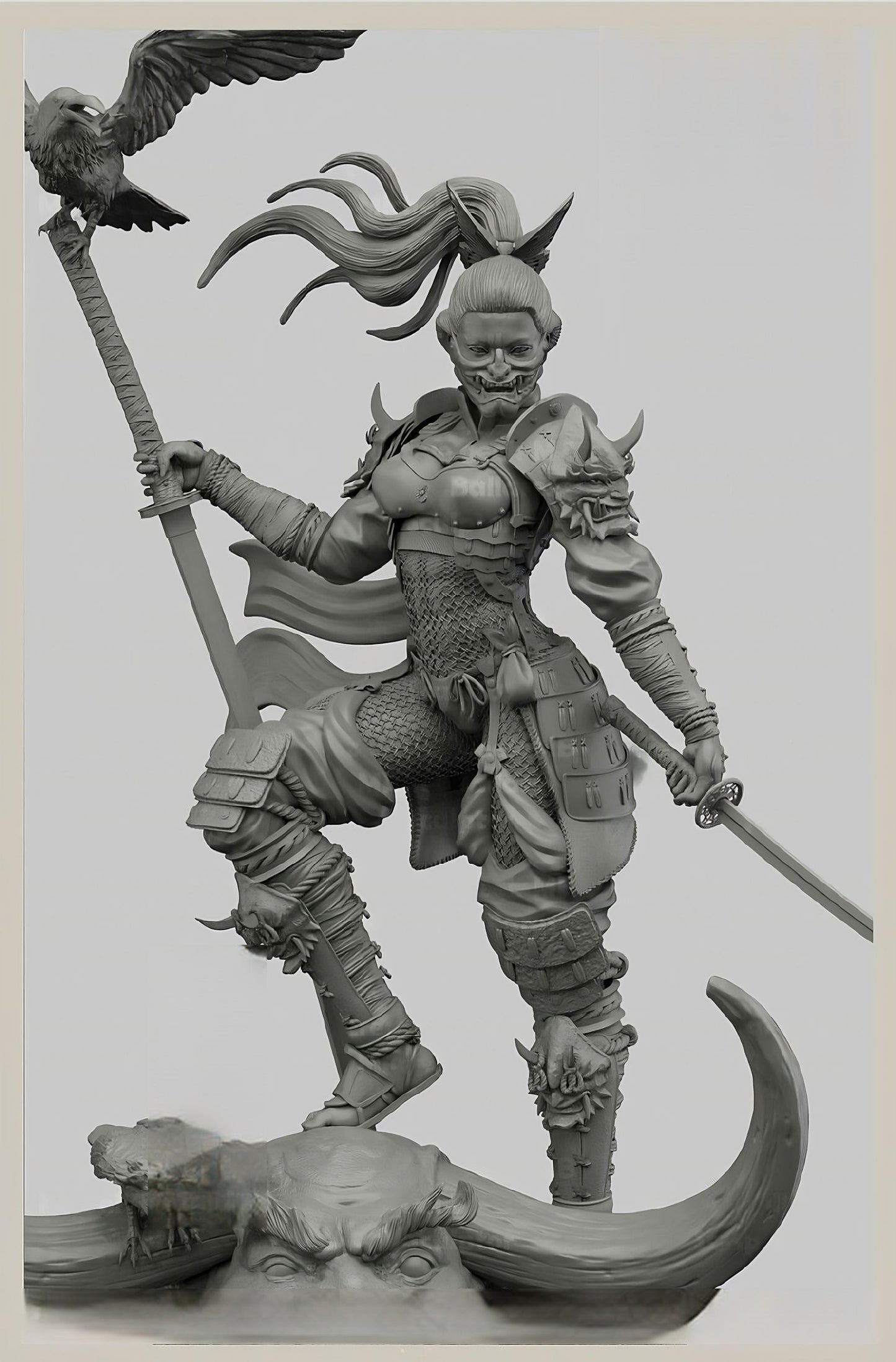 Lady Samurai Warrior NSFW- STL - 3d Print Files