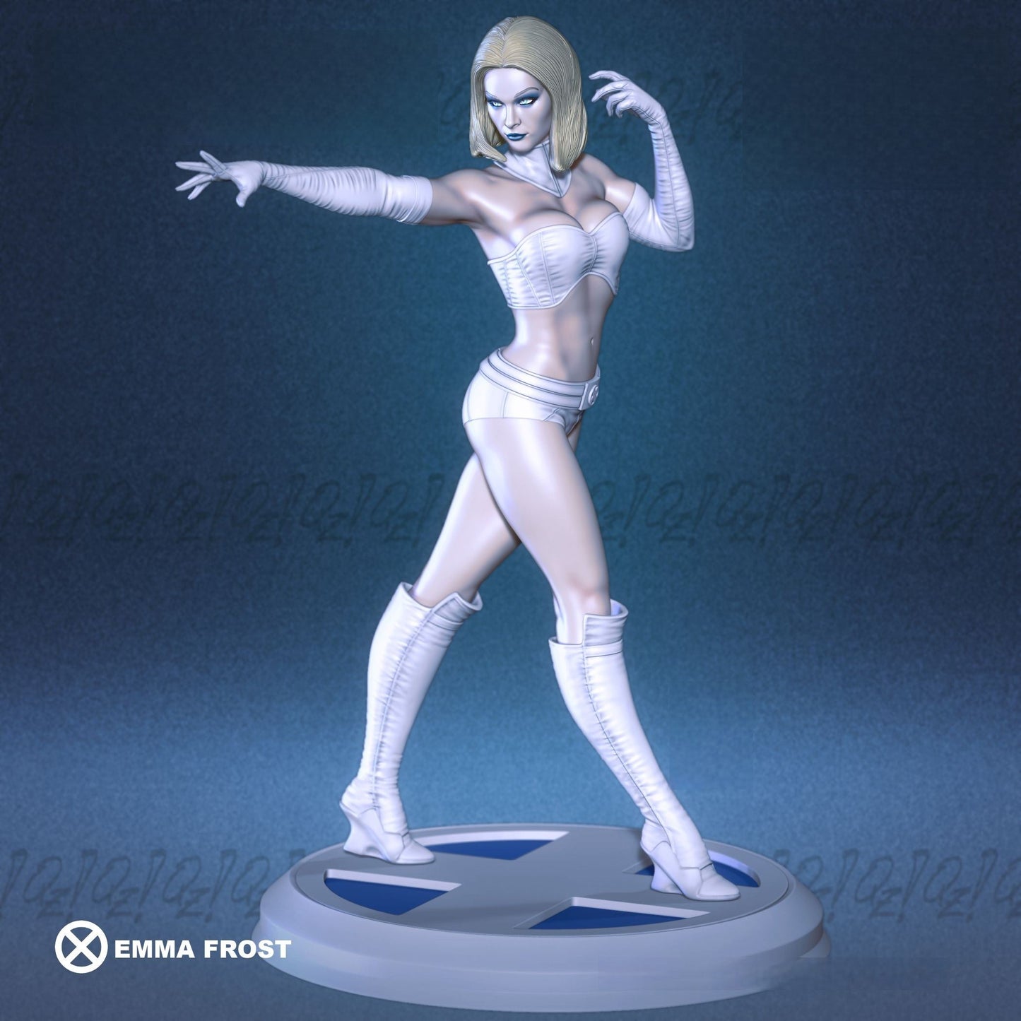 2018 Emma Frost NSFW- X-Men - STL 3D Print Files