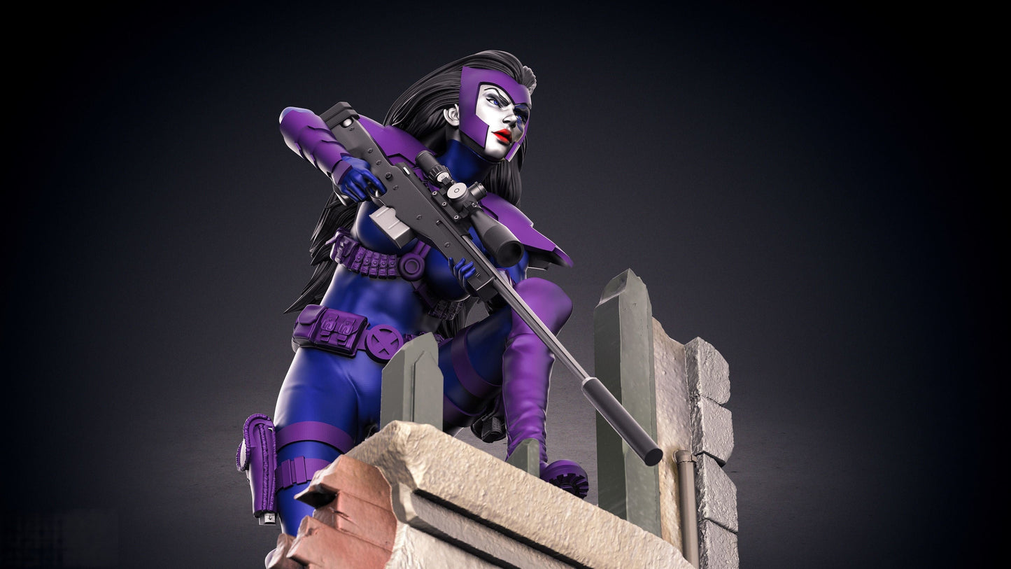 1538 Domino - Marvel Comics - STL 3D Print Files