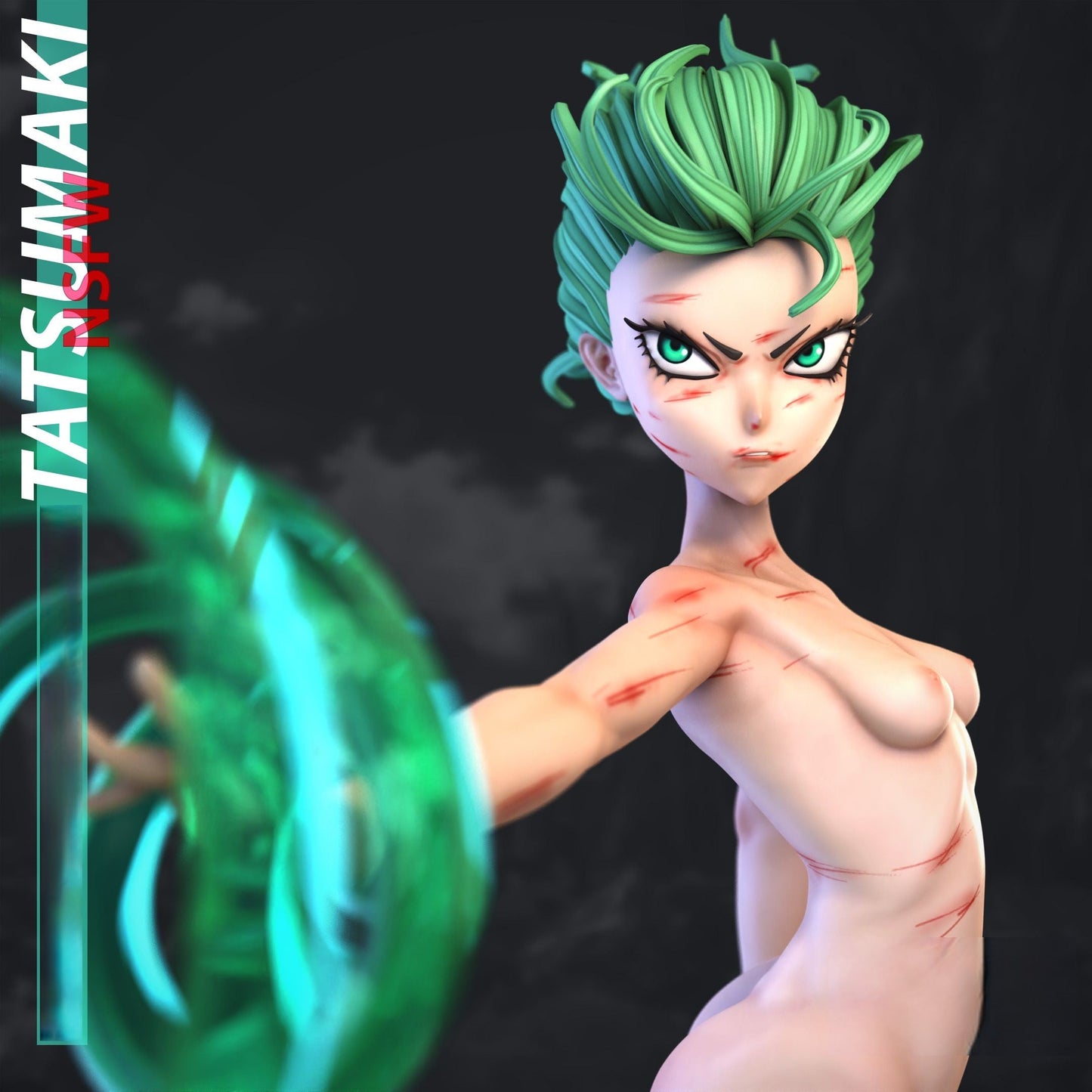 Tatsumaki NSFW -  One Punch Man - STL 3D Print Files