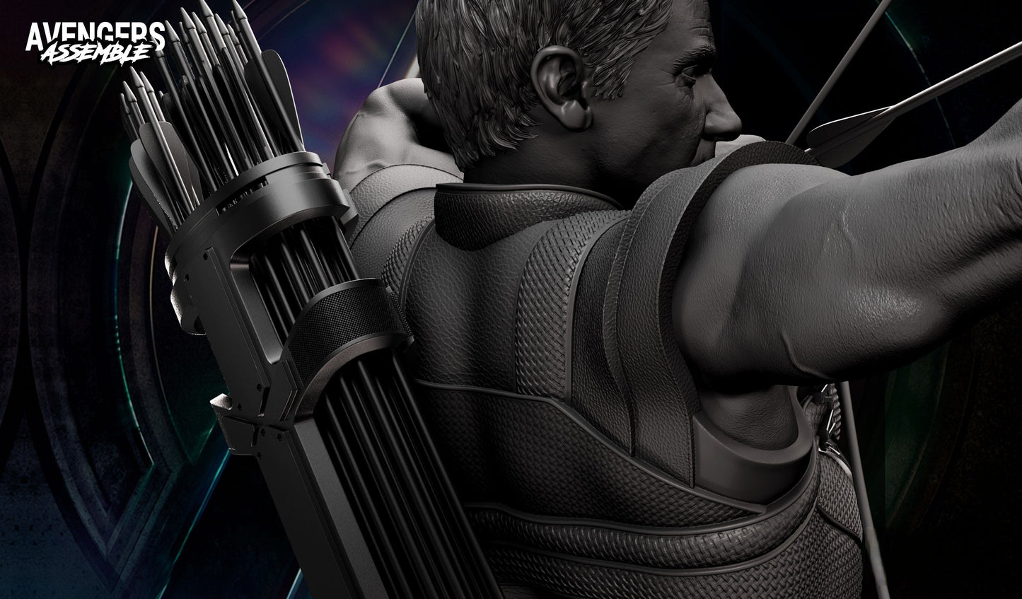 Hawkeye Avengers 2012 - STL 3D Print Files