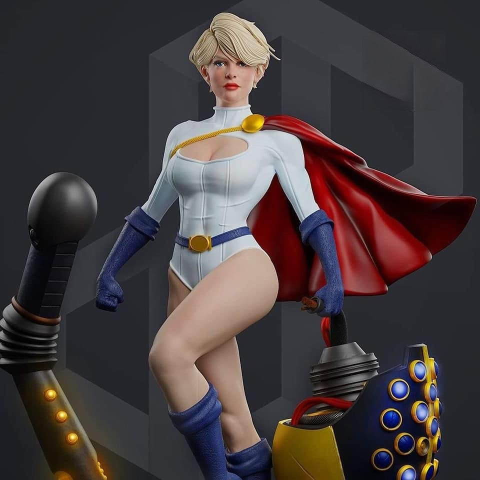 1368 Power Girl - DC Comics - STL 3D Print Files