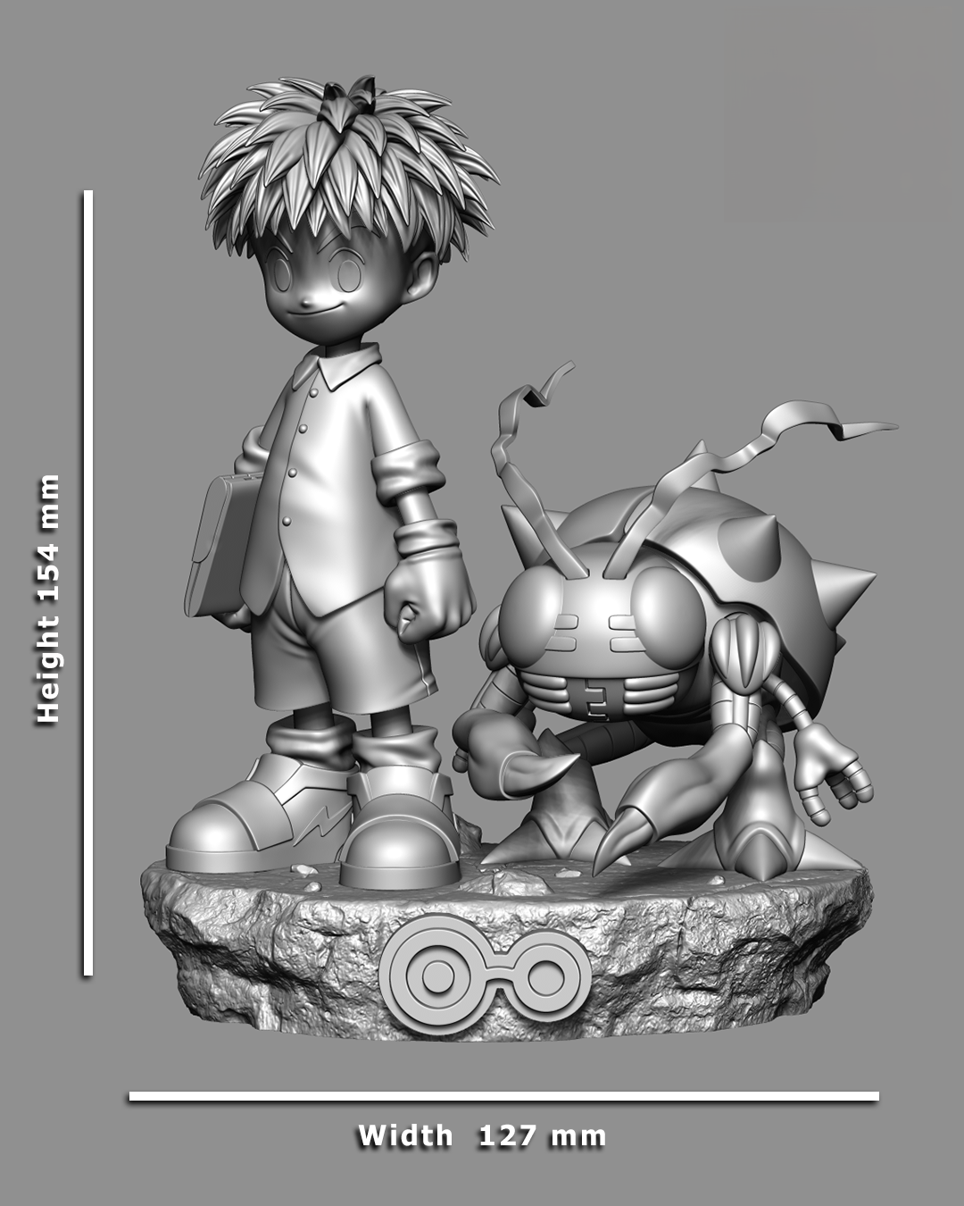 Izzy And Tentomon - Digimon - STL 3D Print Files