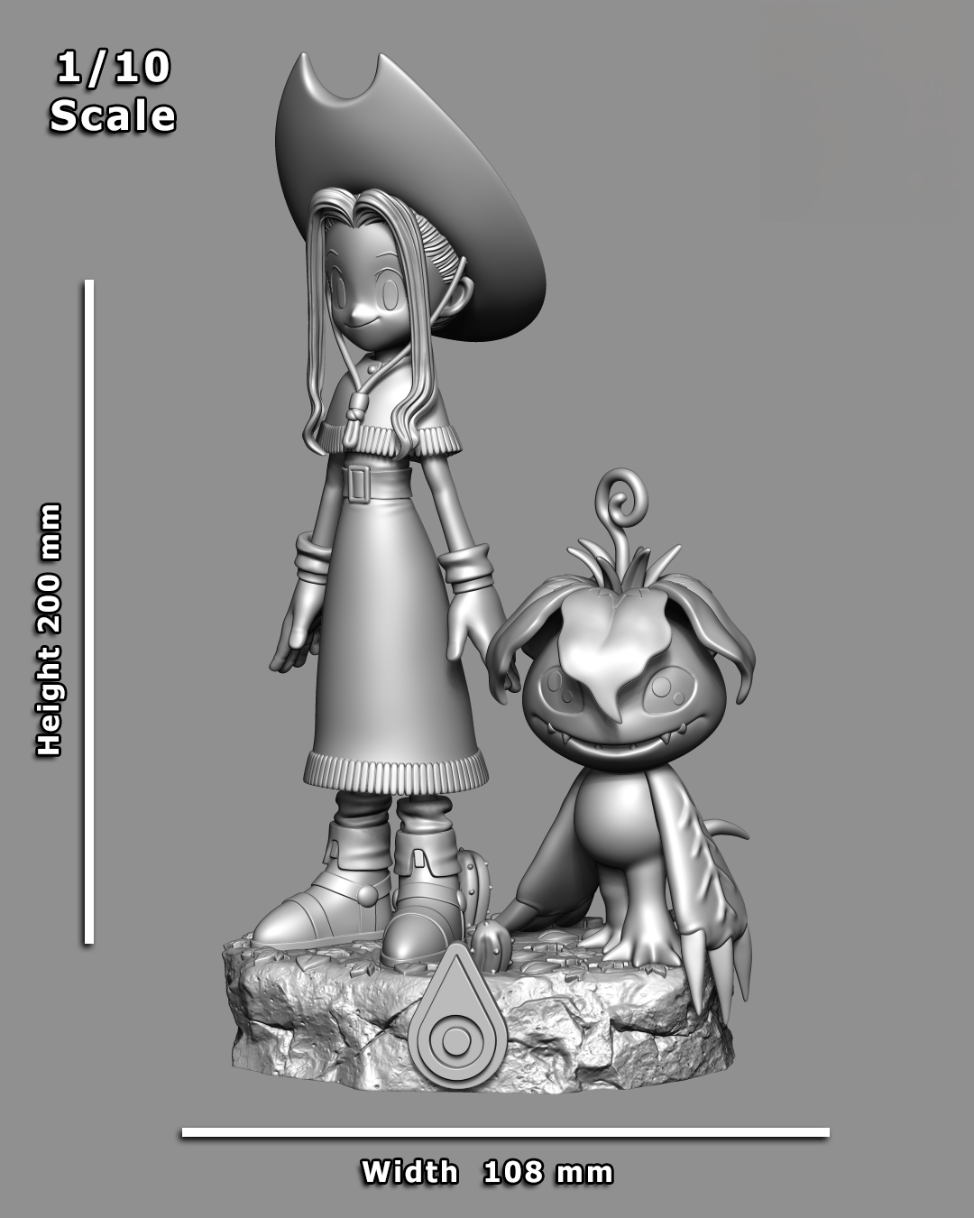 Mimi and Palmon - Digimon - STL 3D Print Files