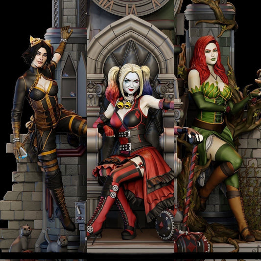 Gotham City Sirens - DC Comics  - STL 3D Print Files