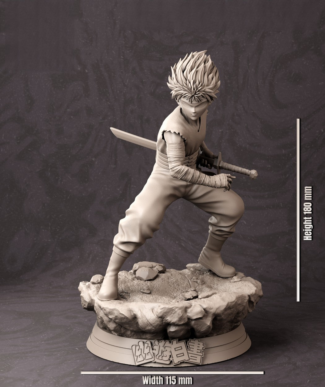 Hiei - YuYu Hakusho - STL 3D Print Files