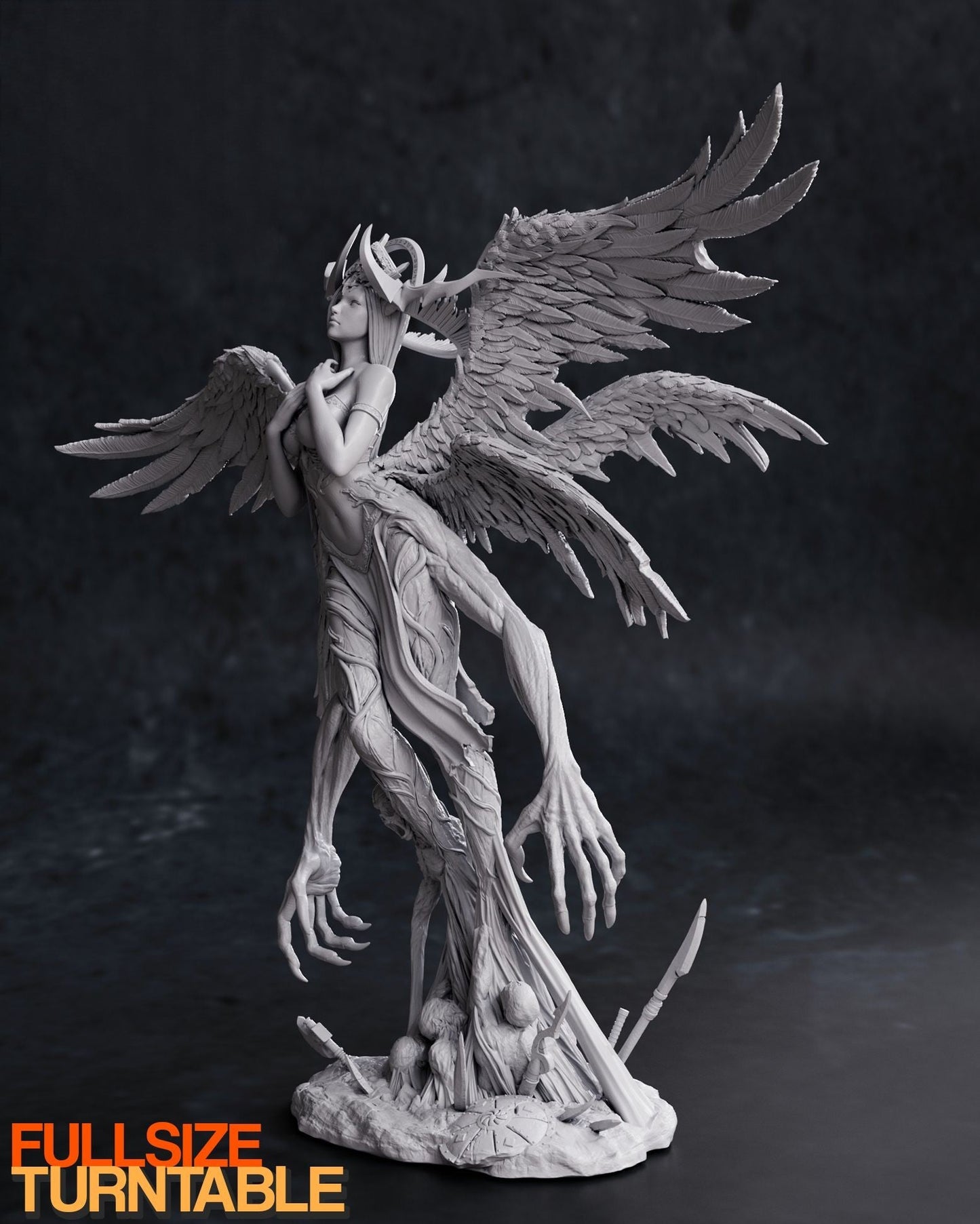 Zhazel Fallen Angel - STL 3D Print Files