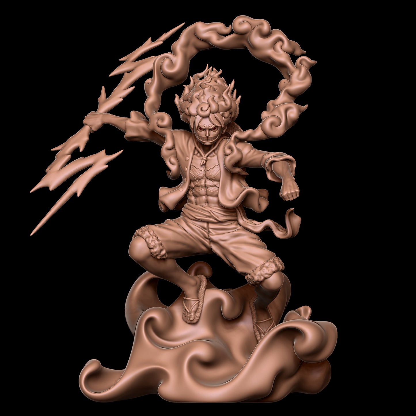 1589 Luffy Gear 5 - One Piece - STL 3D Print Files