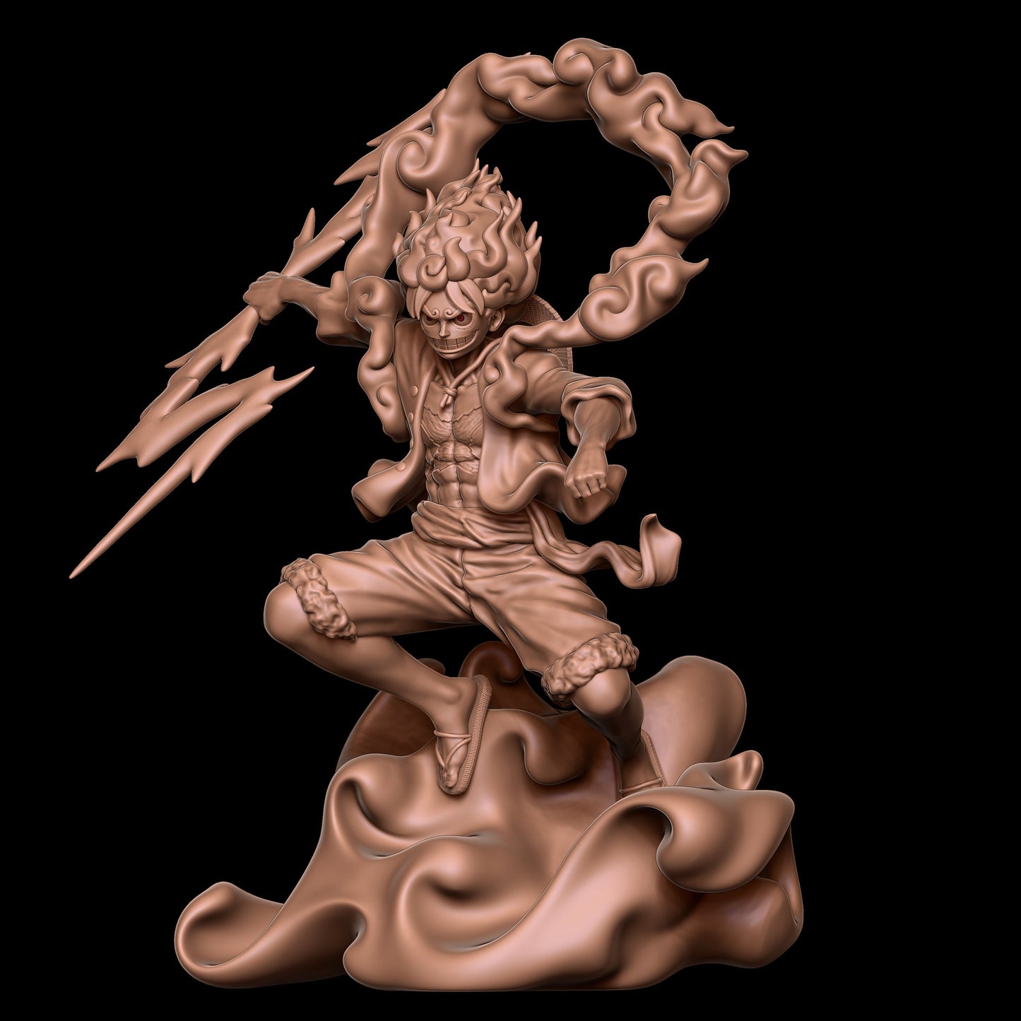 1589 Luffy Gear 5 - One Piece - STL 3D Print Files