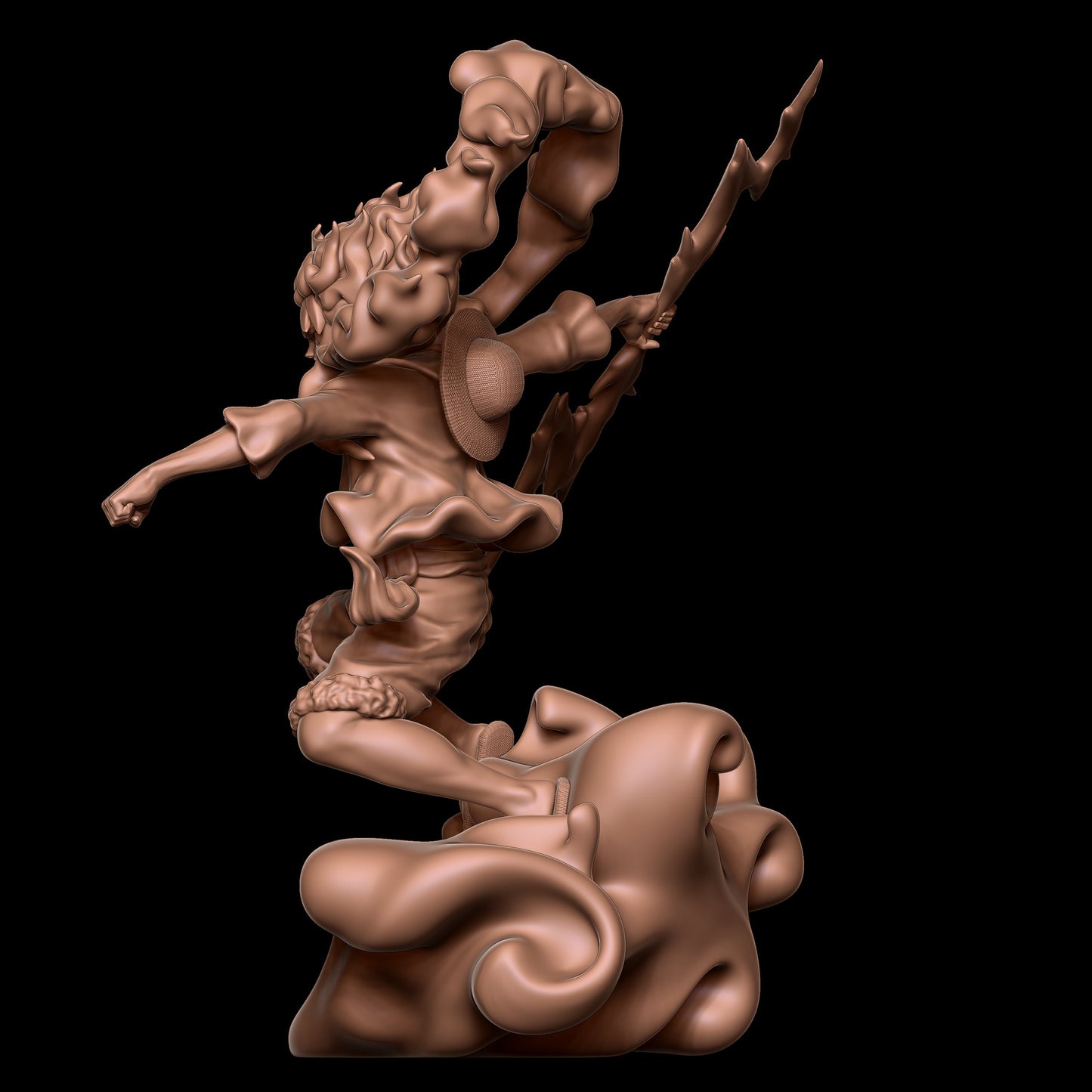 1589 Luffy Gear 5 - One Piece - STL 3D Print Files