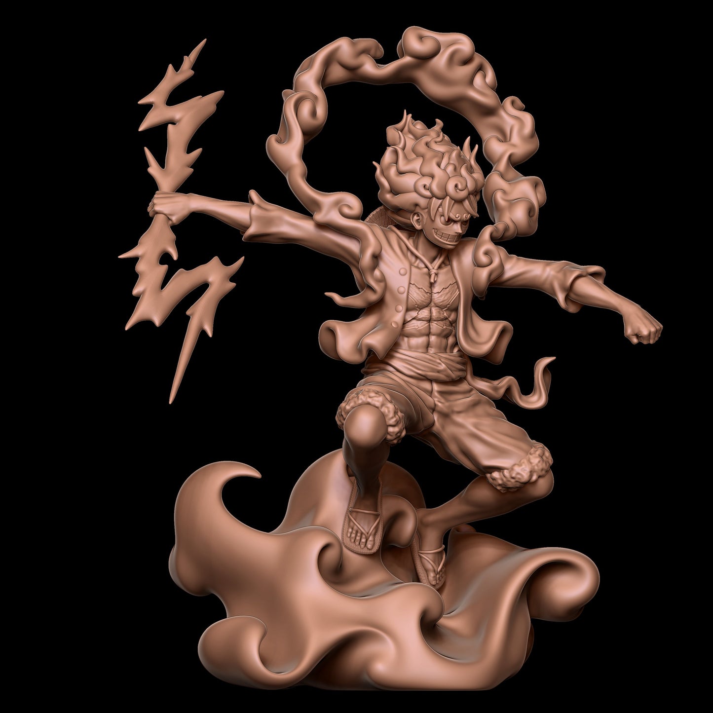 1589 Luffy Gear 5 - One Piece - STL 3D Print Files