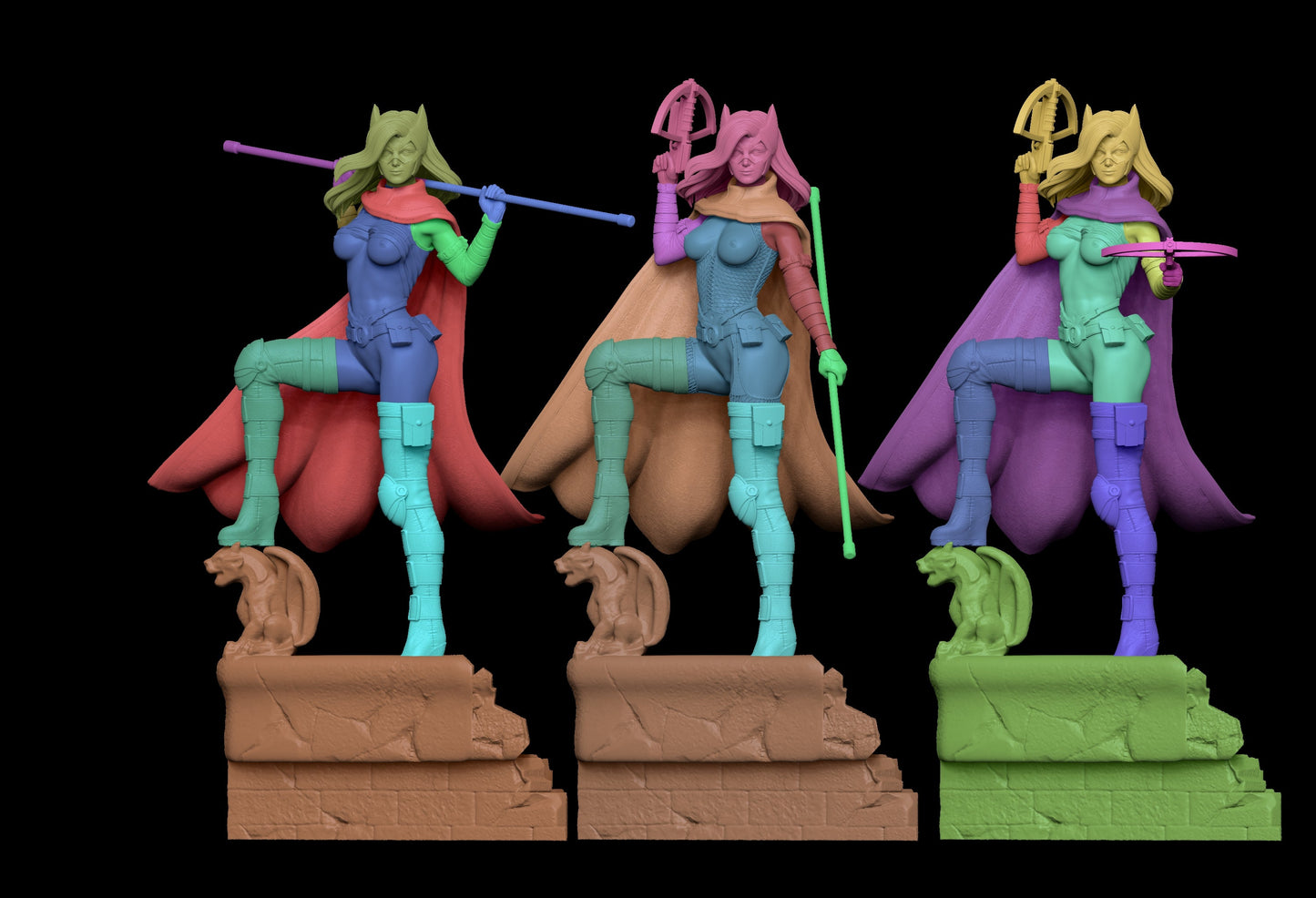 1484 Huntress NSFW - STL 3D Print Files