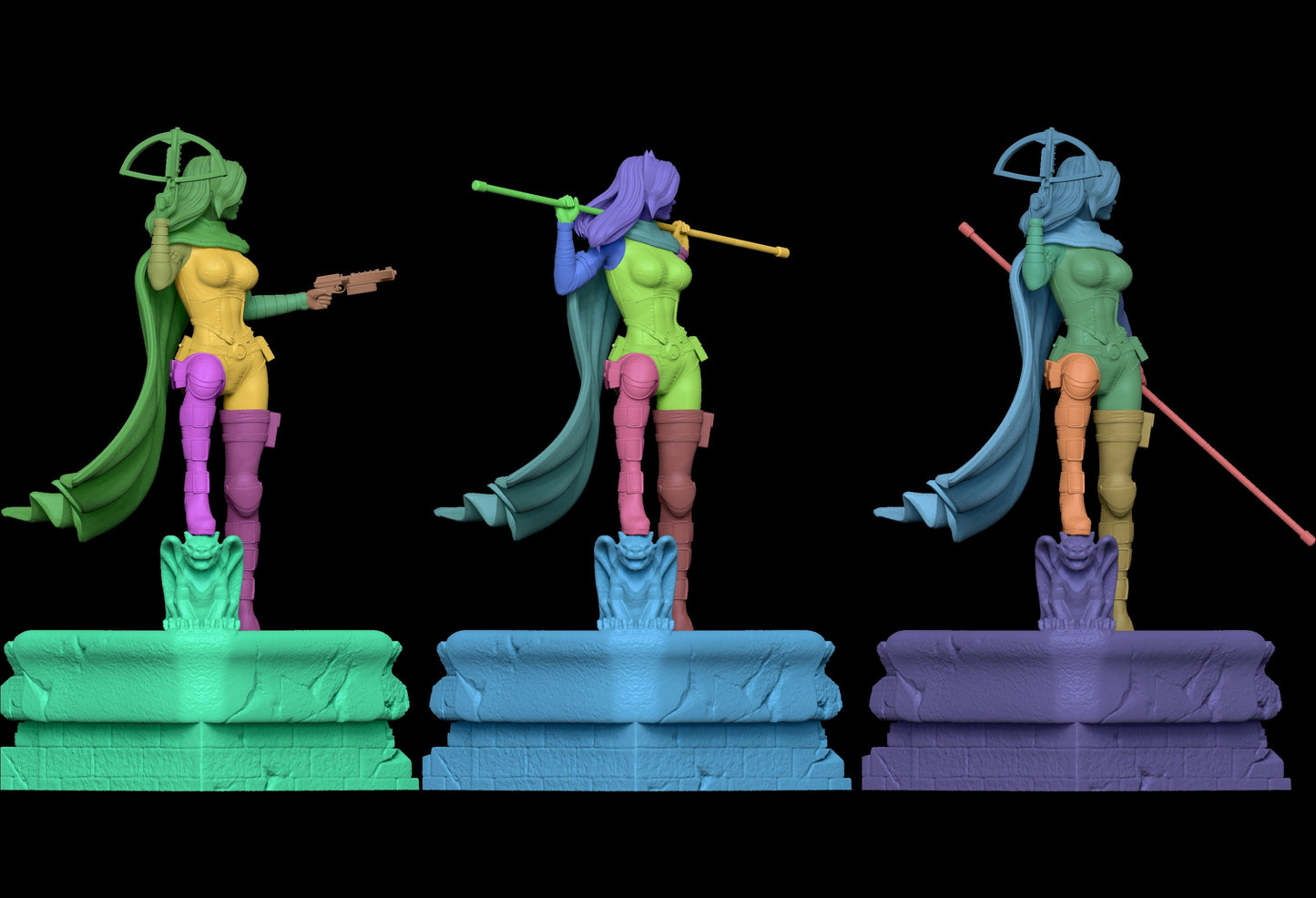 1484 Huntress NSFW - STL 3D Print Files