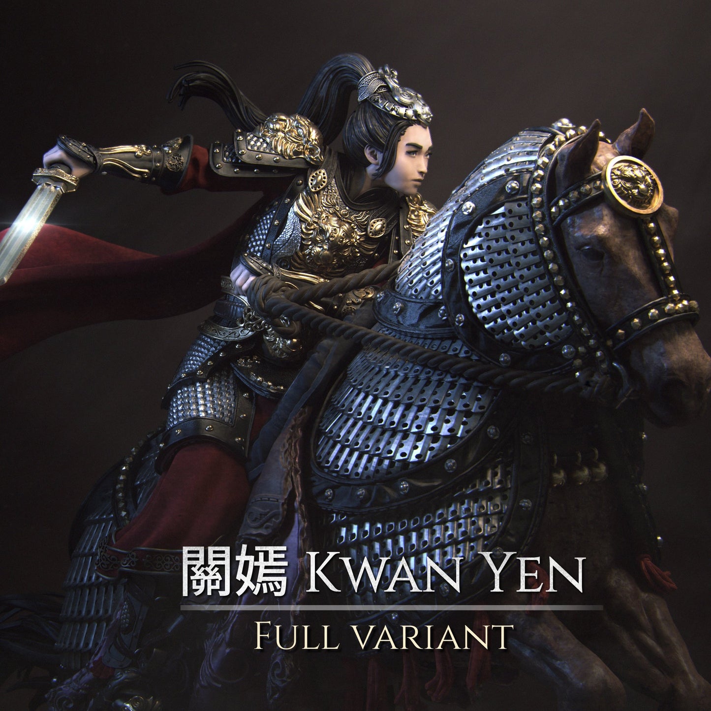 Kwan Yen - The Warrior of the Tiger - STL 3D Print Files