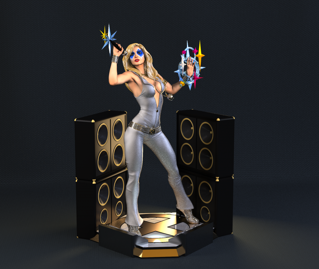 1494 Dazzler - X-Men - STL 3D Print Files