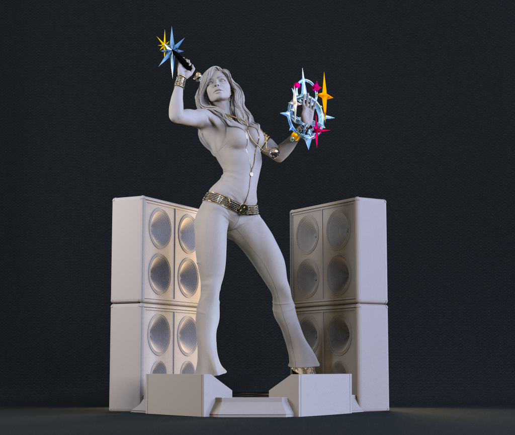 1494 Dazzler - X-Men - STL 3D Print Files