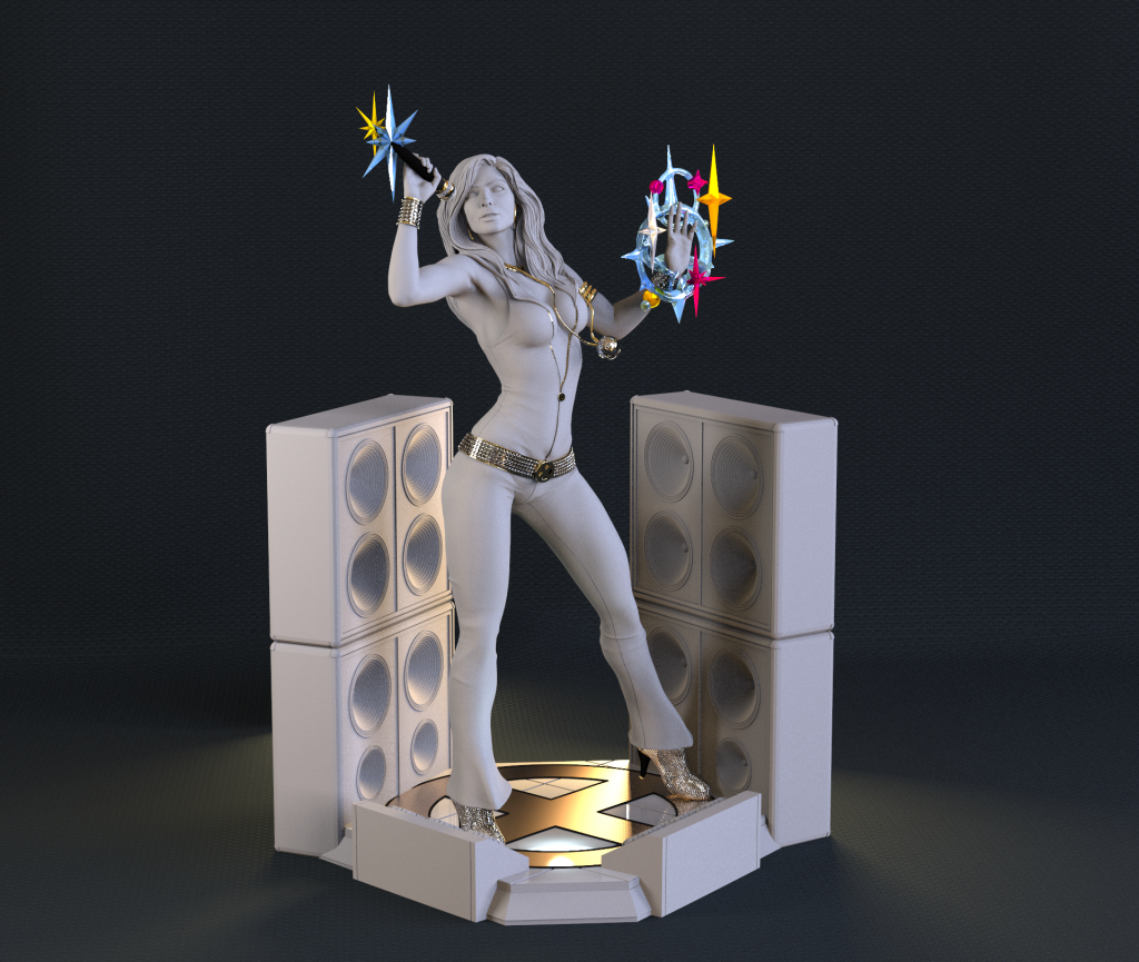 1494 Dazzler - X-Men - STL 3D Print Files