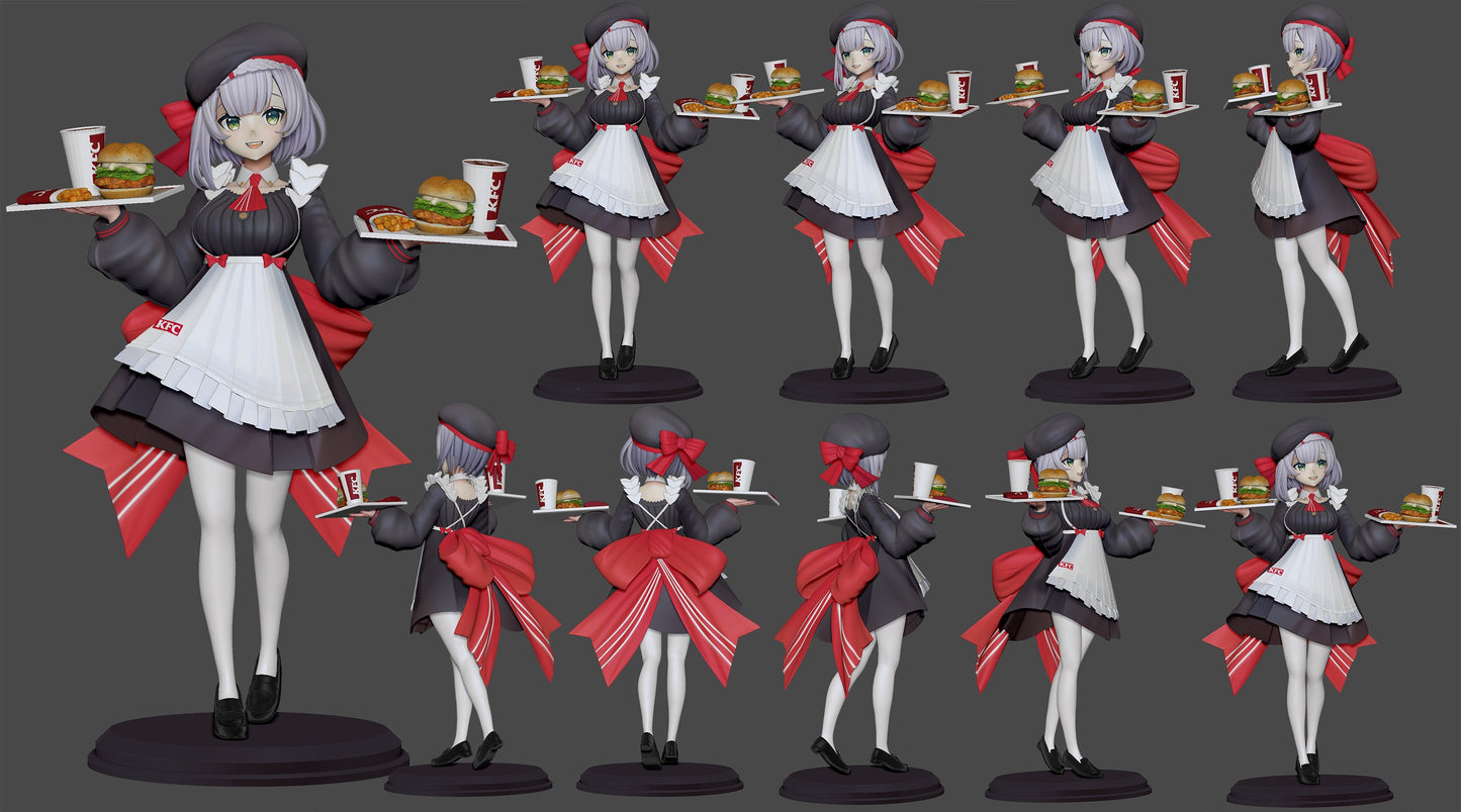 Noelle KFC- Genshin Impact - STL 3D Print Files