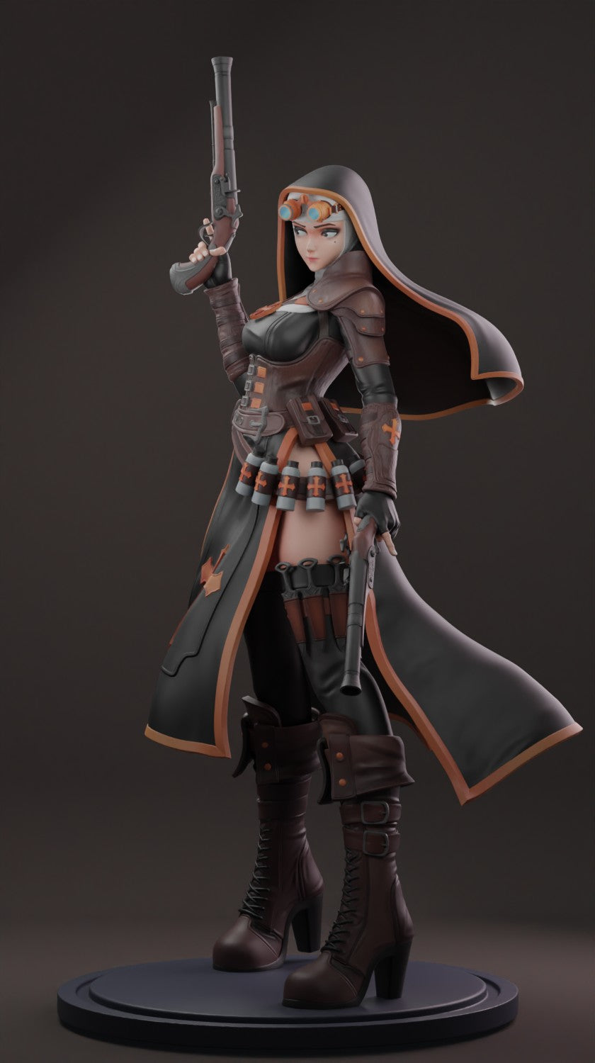 Hunter Nun - STL 3D Print Files