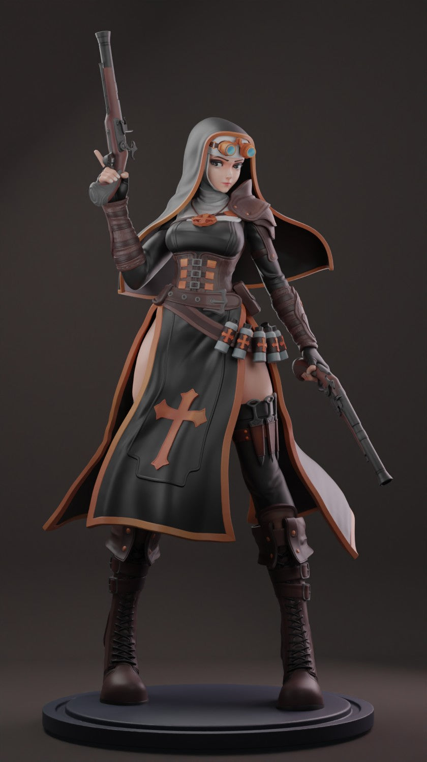 Hunter Nun - STL 3D Print Files