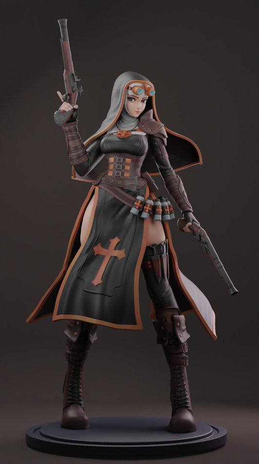 Hunter Nun - STL 3D Print Files