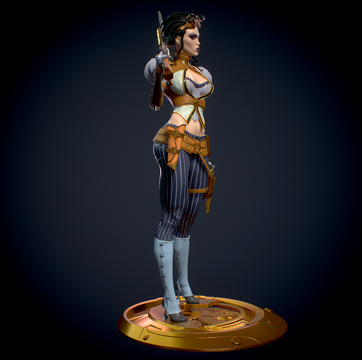 Lady Mechanika NSFW - STL 3D Print Files