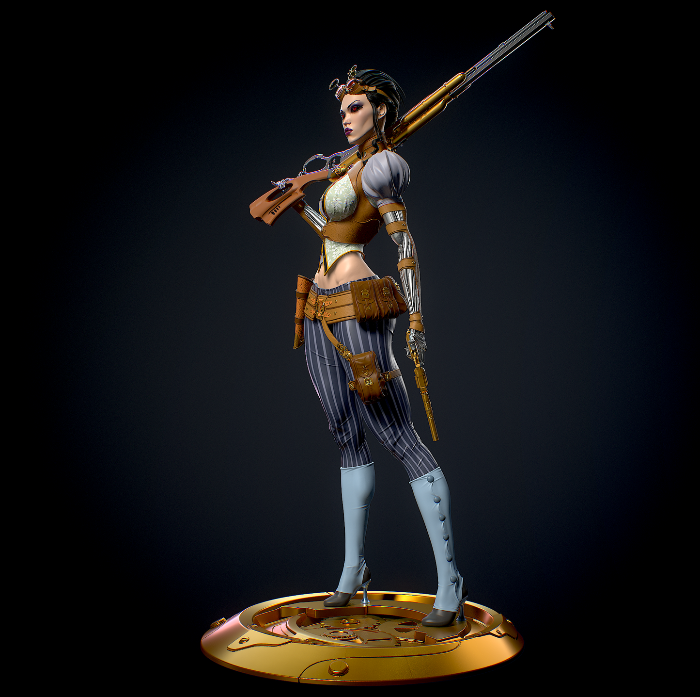 Lady Mechanika NSFW - STL 3D Print Files