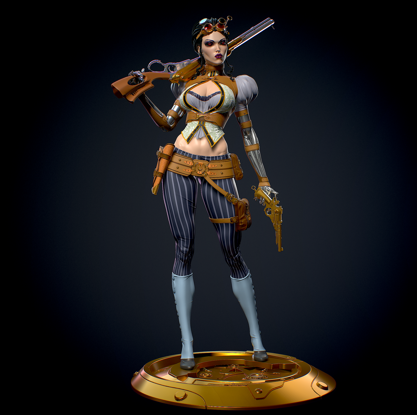 Lady Mechanika NSFW - STL 3D Print Files
