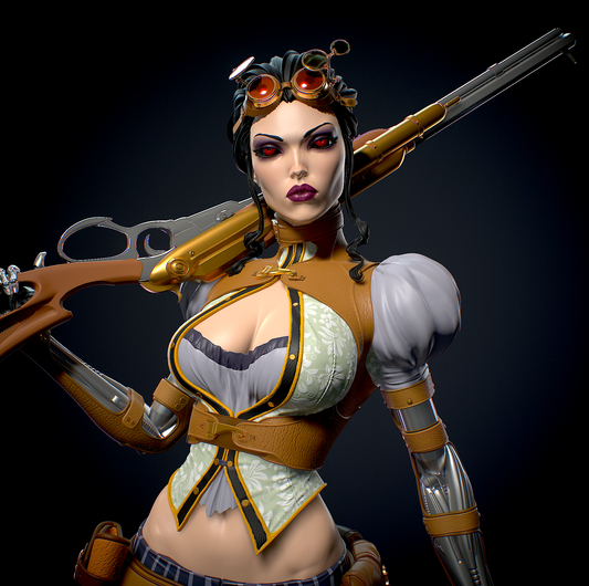 Lady Mechanika NSFW - STL 3D Print Files