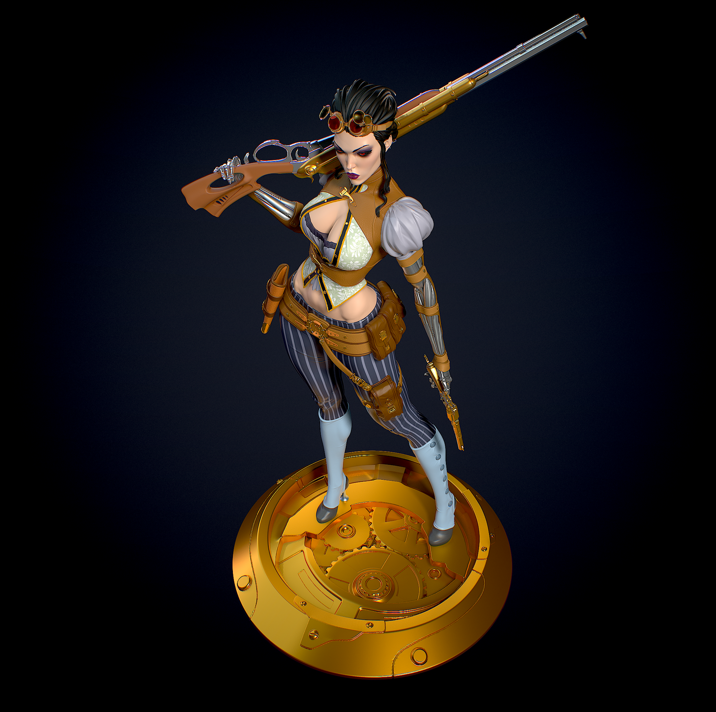 Lady Mechanika NSFW - STL 3D Print Files