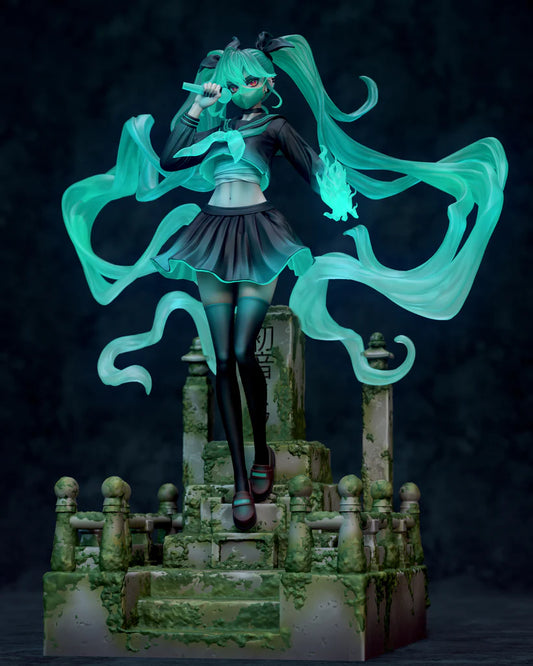 Hatsune Miku - Vocaloid  - STL 3D Print Files